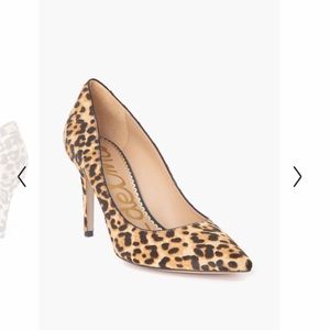 Sam Edelman Leopard Print Tan Margie Pumps Heels